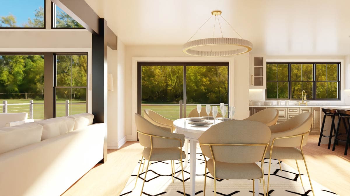 Plan 135420GRA: Striking Modern House Plan with 3 Bedrooms and Walkout Lower Level - Image #14 - Contemporary, Modern, New American