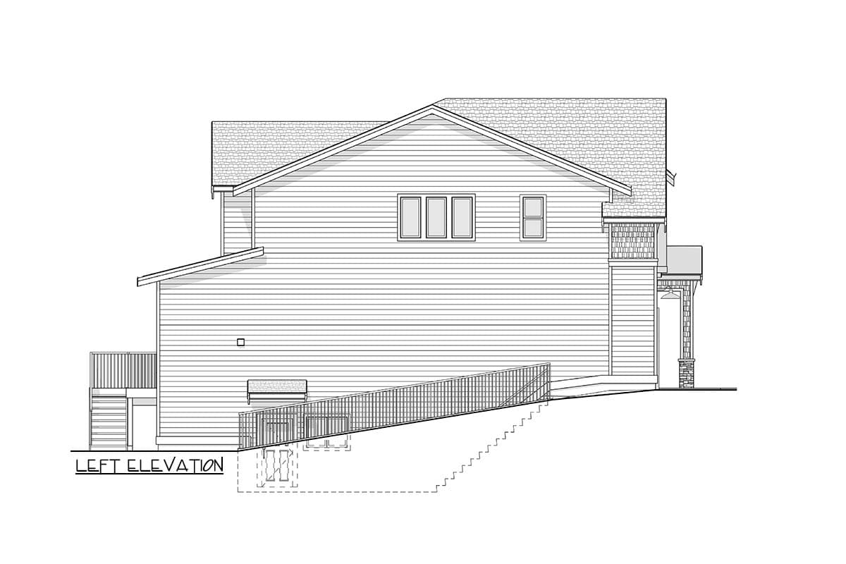 Plan 270127AF: Two-Story New American House Plan with 4 Bedrooms and 2-Car Garage - Image #32 - Craftsman, Modern Farmhouse, New American