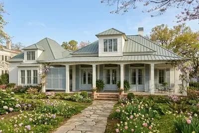Charming Southern Transitional House Plan with 3 Beds and Outdoor Kitchen