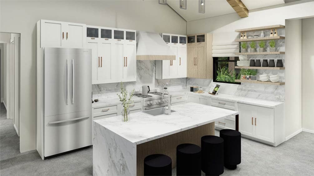 Plan 54053LK: Modern Farmhouse House Plan with 3 Beds, Split Layout, and Open Living - Image #13 - Modern Farmhouse, New American