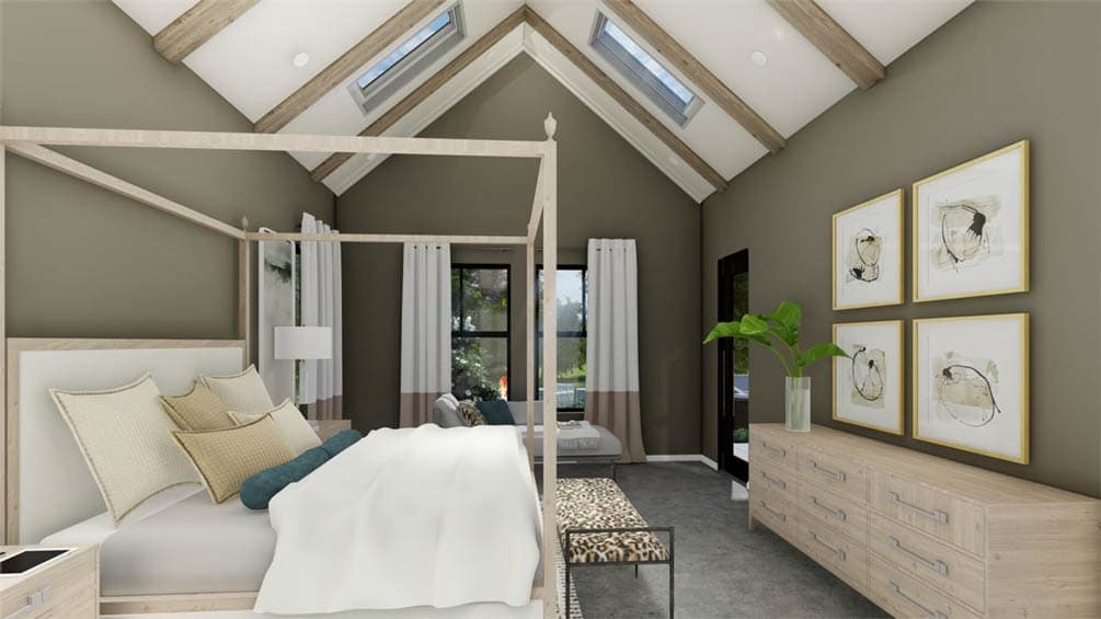 Plan 54053LK: Modern Farmhouse House Plan with 3 Beds, Split Layout, and Open Living - Image #17 - Modern Farmhouse, New American