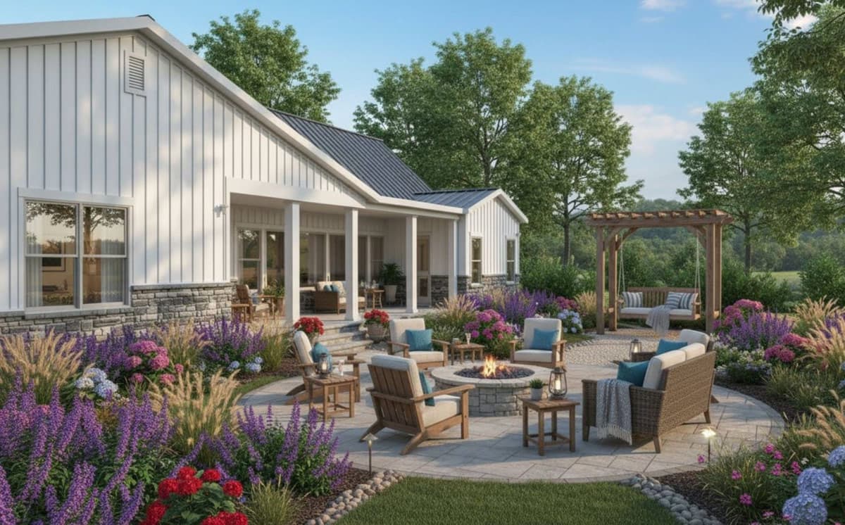 Plan 54068LK: Spacious 5 Bedroom Modern Farmhouse House Plan with 3-Car Garage - Image #2 - Country, Modern Farmhouse