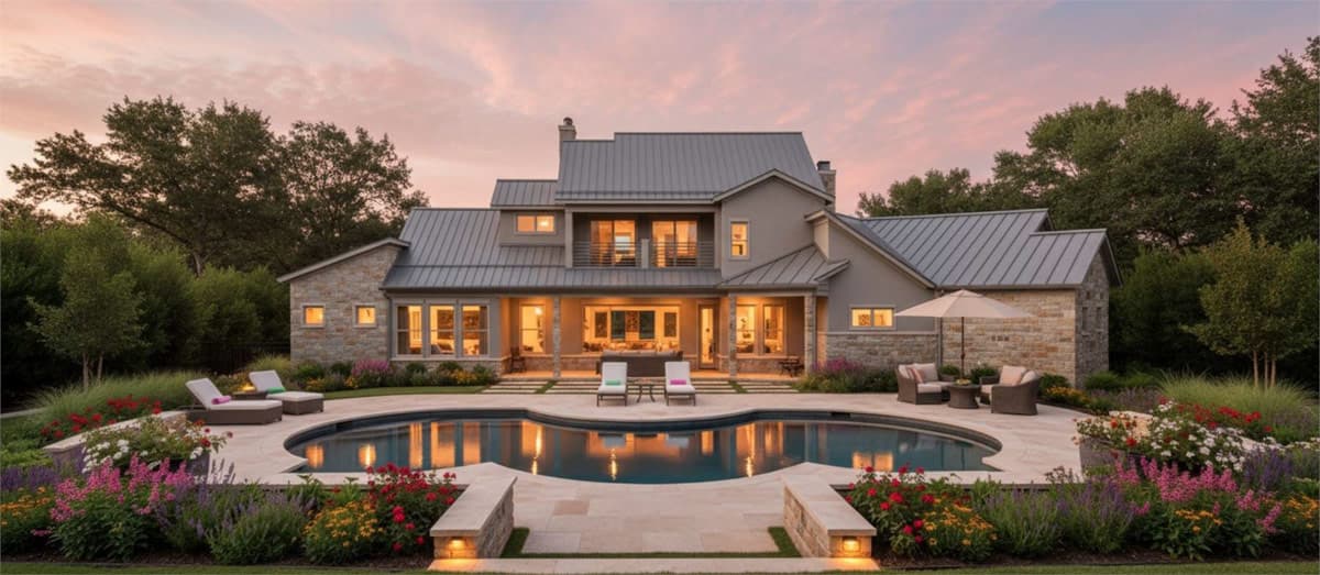 Plan 54070LK: Modern European House Plan with 4 Beds, 5.5 Baths - Image #4 - Country, French Country, Hill Country, Traditional