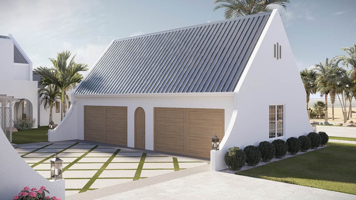 Plan 623635DJ: Grand Coastal Contemporary House Plan with 6 Bedrooms and Two-Story Great Room - Image #16 - Coastal Contemporary, Contemporary, European, Florida-Style, Modern