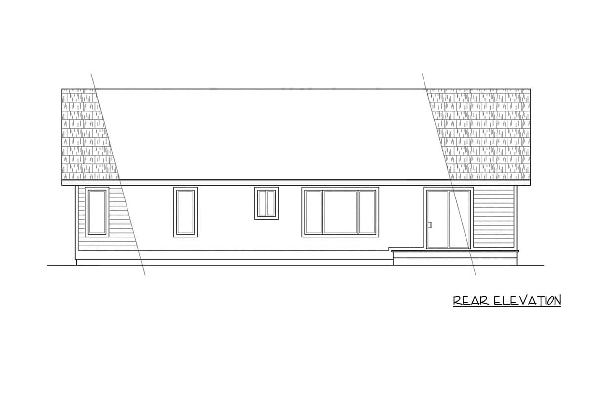 Plan 720180DA: Traditional Ranch House Plan with 3 Bedrooms and Vaulted Living - Image #3 - Northwest, Ranch, Traditional