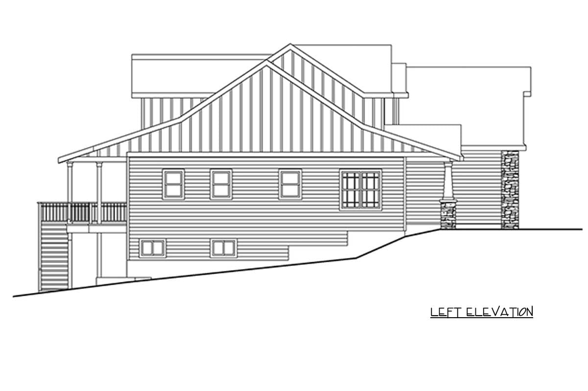 Plan 720183DA: Modern Farmhouse House Plan with 5 Bedrooms and Walkout Foundation - Image #3 - Craftsman, Modern Farmhouse