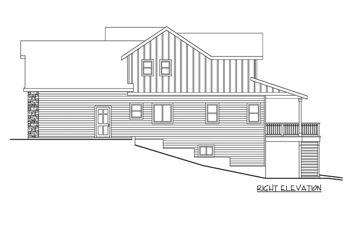 Plan 720183DA: Modern Farmhouse House Plan with 5 Bedrooms and Walkout Foundation - Image #5 - Craftsman, Modern Farmhouse