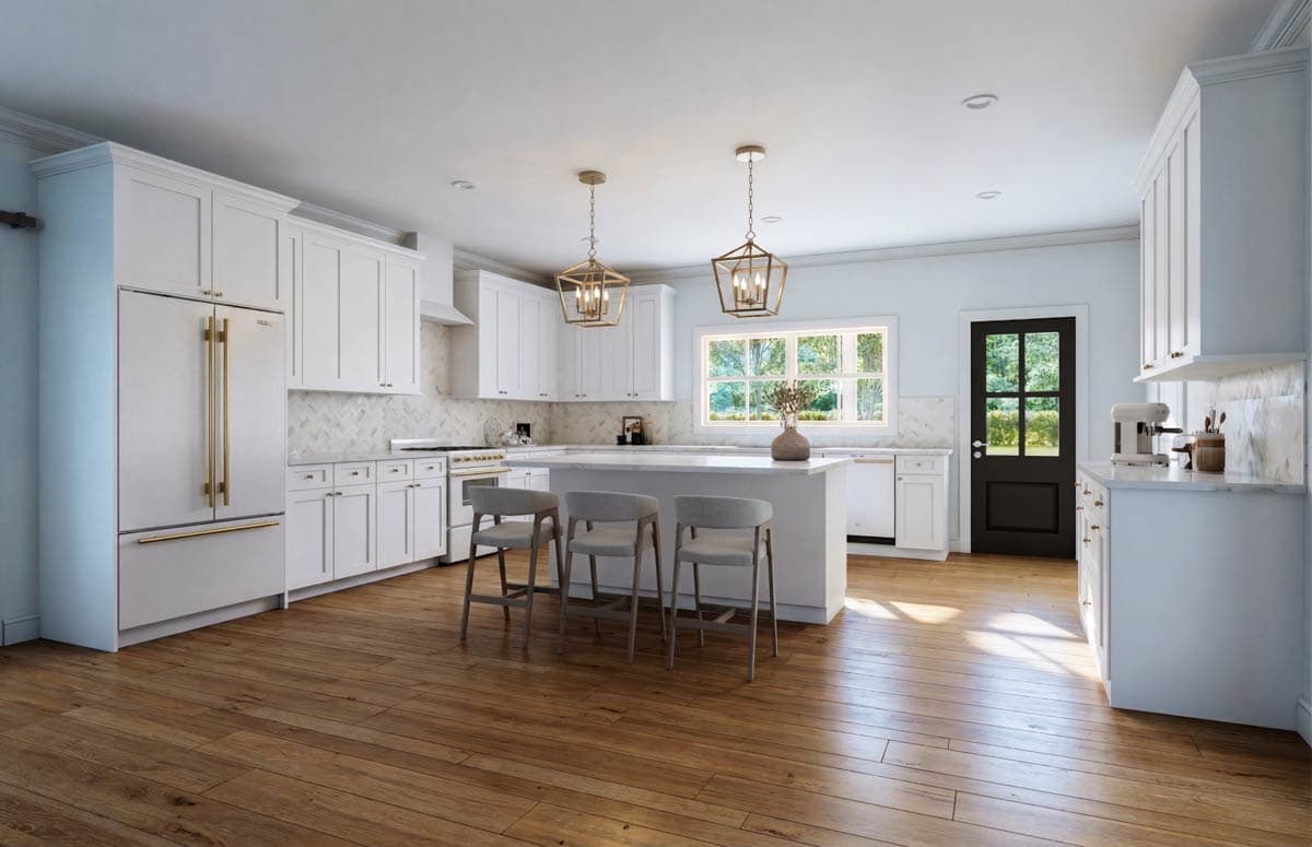 Plan 810061RBT: Spacious 5-Bedroom Country Barndominium House Plan with Split Layout - Image #8 - Barndominium, Country