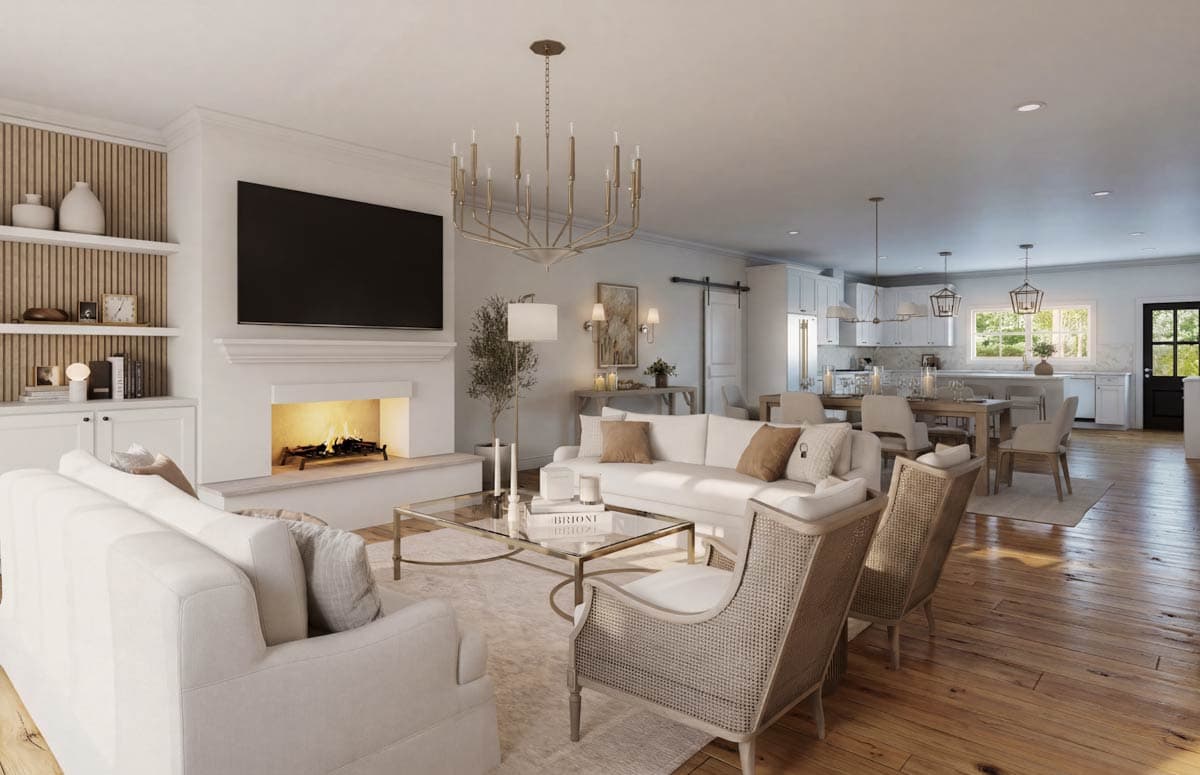 Plan 810061RBT: Spacious 5-Bedroom Country Barndominium House Plan with Split Layout - Image #5 - Barndominium, Country