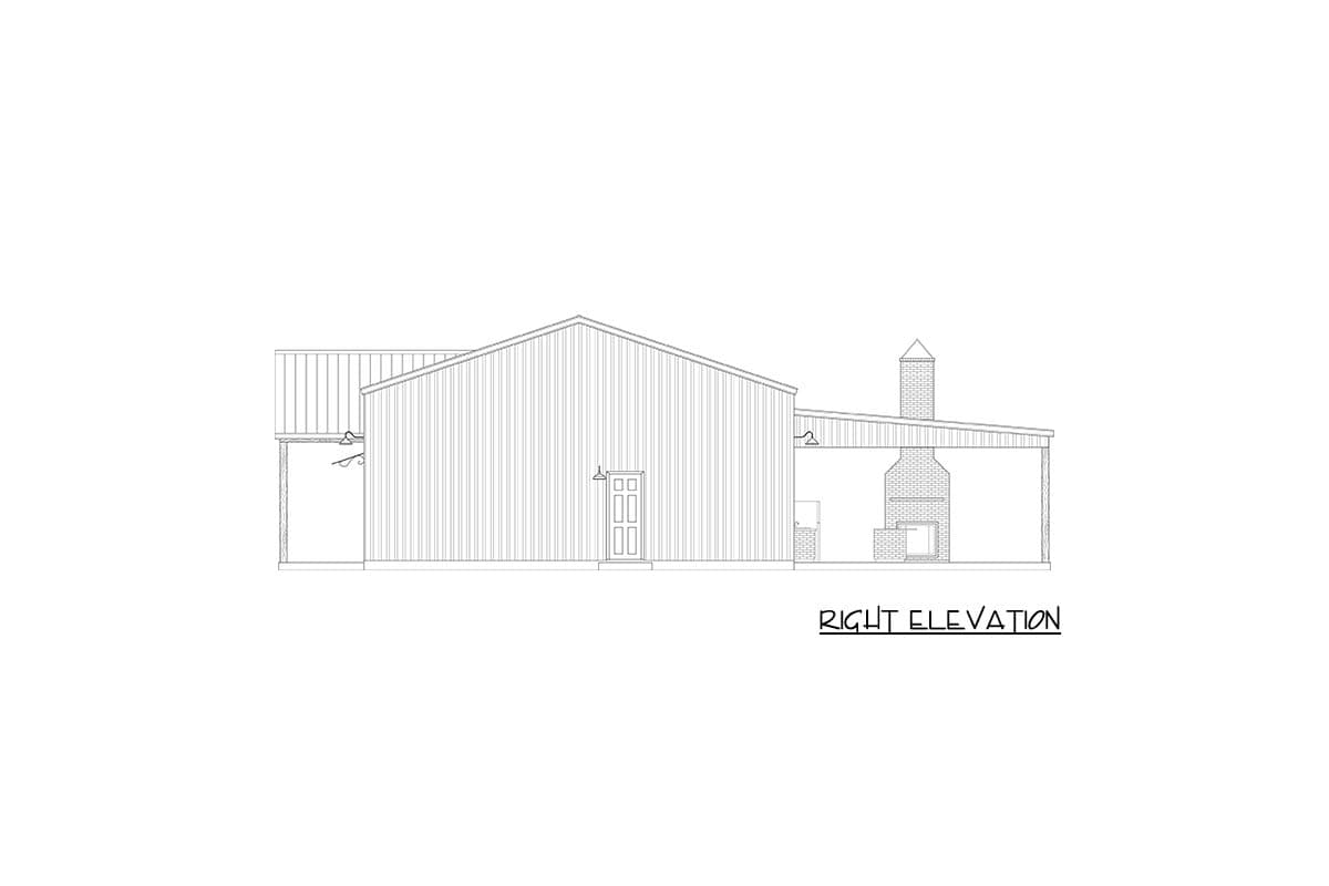 Plan 170016ADS: Modern Barndominium House Plan with 3 Beds and Expansive Garage - Image #5 - Barndominium, Contemporary, Modern Farmhouse