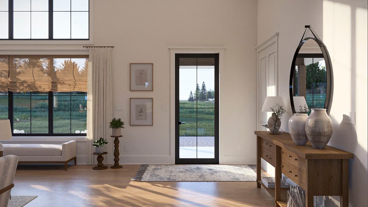 Plan 623636DJ: Modern Barndominium House Plan: 3 Beds, 2,443 Sq Ft, Split Layout - Image #8 - Barndominium, Contemporary