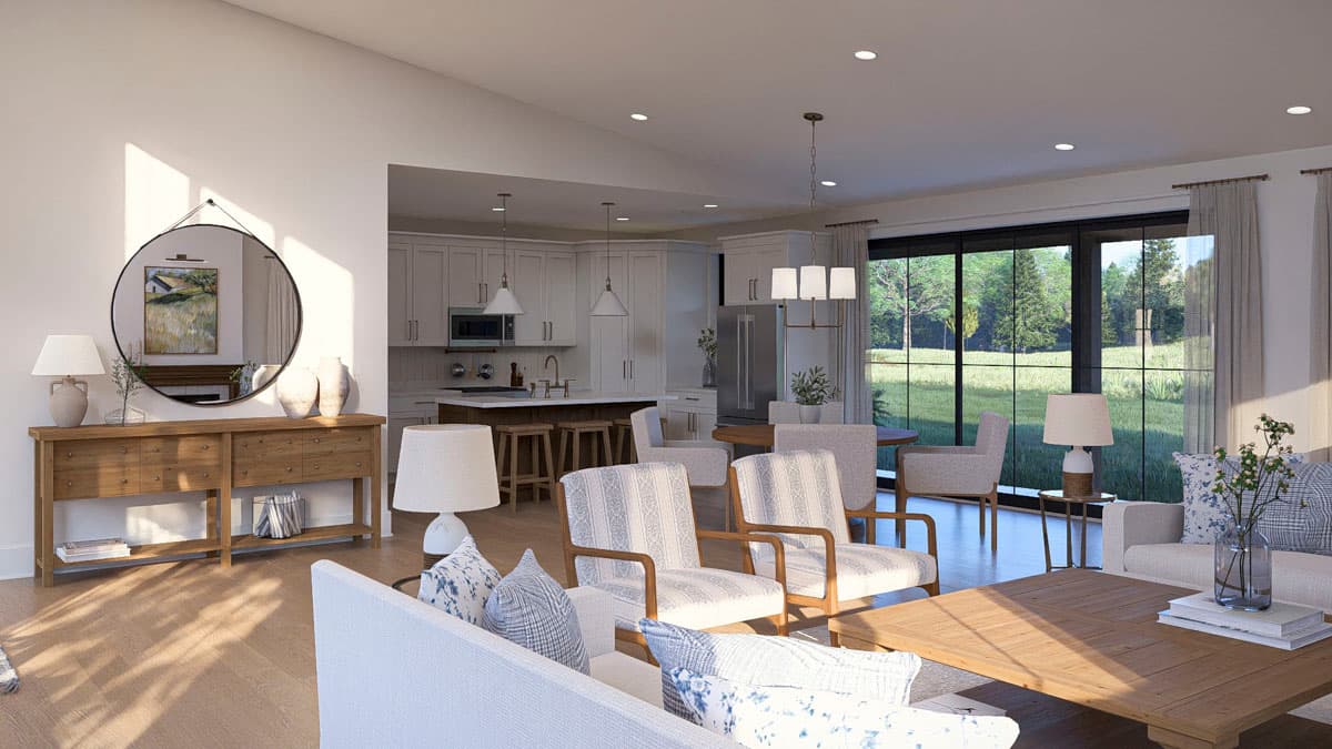 Plan 623636DJ: Modern Barndominium House Plan: 3 Beds, 2,443 Sq Ft, Split Layout - Image #11 - Barndominium, Contemporary