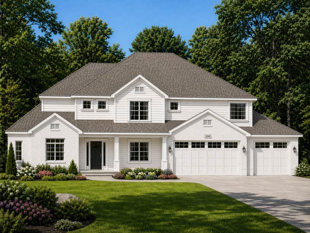 Plan 849078PGE: New American House Plan with 4-6 Bedrooms and Main Level Master Suite - Image #2 - Craftsman, New American, Traditional