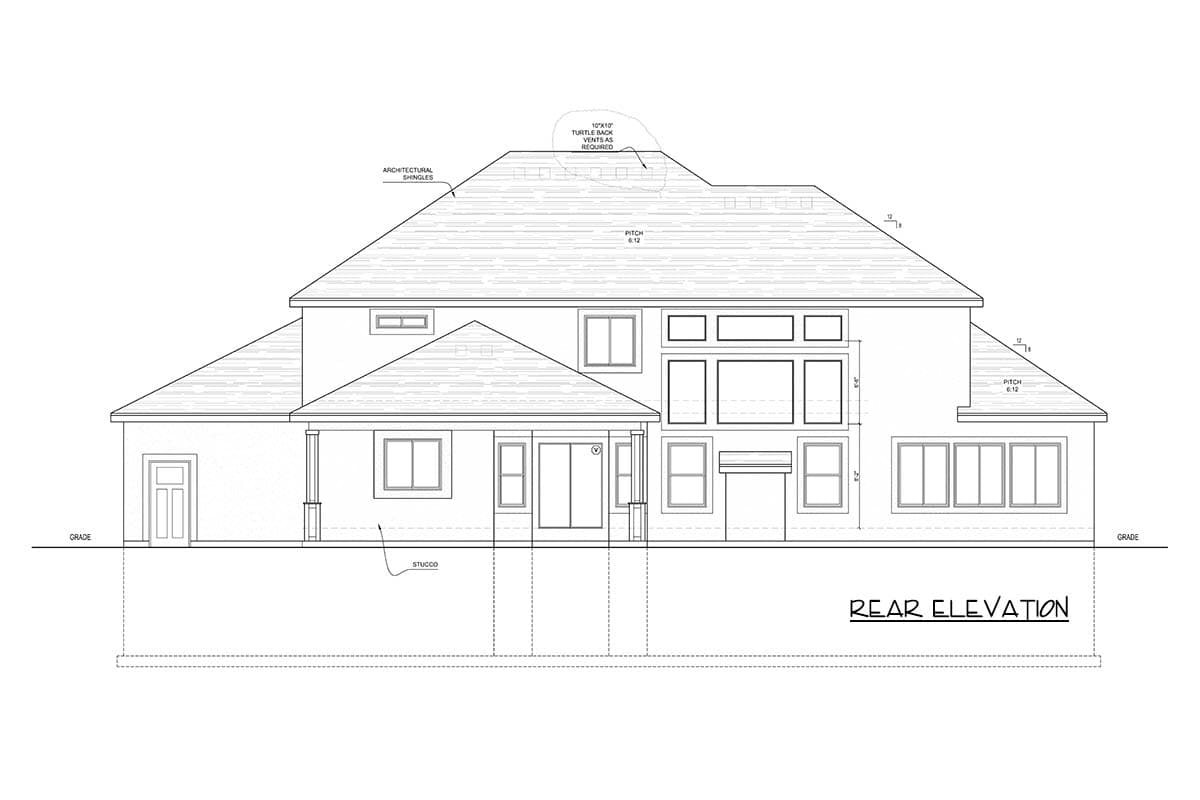 Plan 849078PGE: New American House Plan with 4-6 Bedrooms and Main Level Master Suite - Image #7 - Craftsman, New American, Traditional
