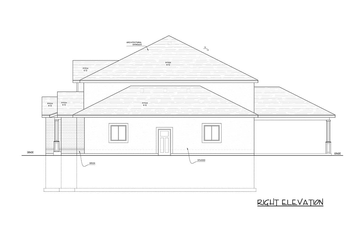 Plan 849078PGE: New American House Plan with 4-6 Bedrooms and Main Level Master Suite - Image #8 - Craftsman, New American, Traditional