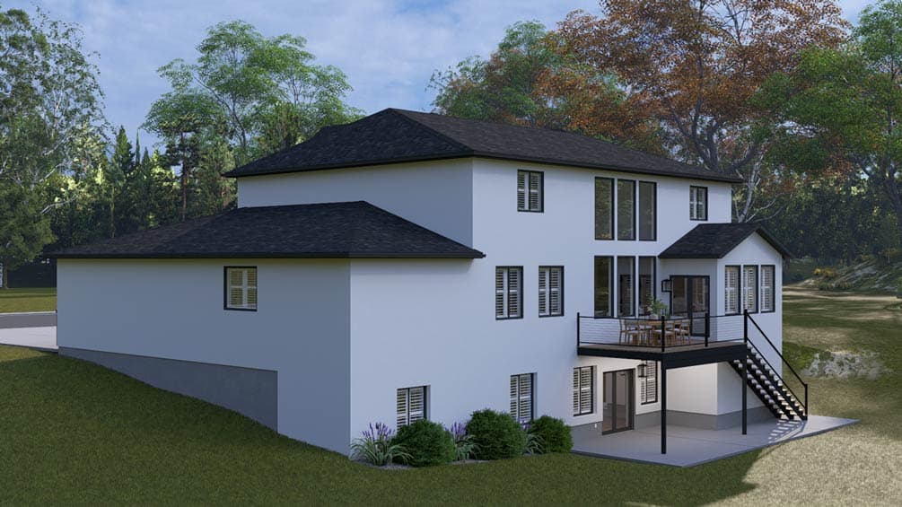 Plan 61747UT: Modern Farmhouse House Plan with 4 Beds, First-Floor Master, and 3-Car Garage - Image #4 - Craftsman, Farmhouse, Modern Farmhouse, Traditional