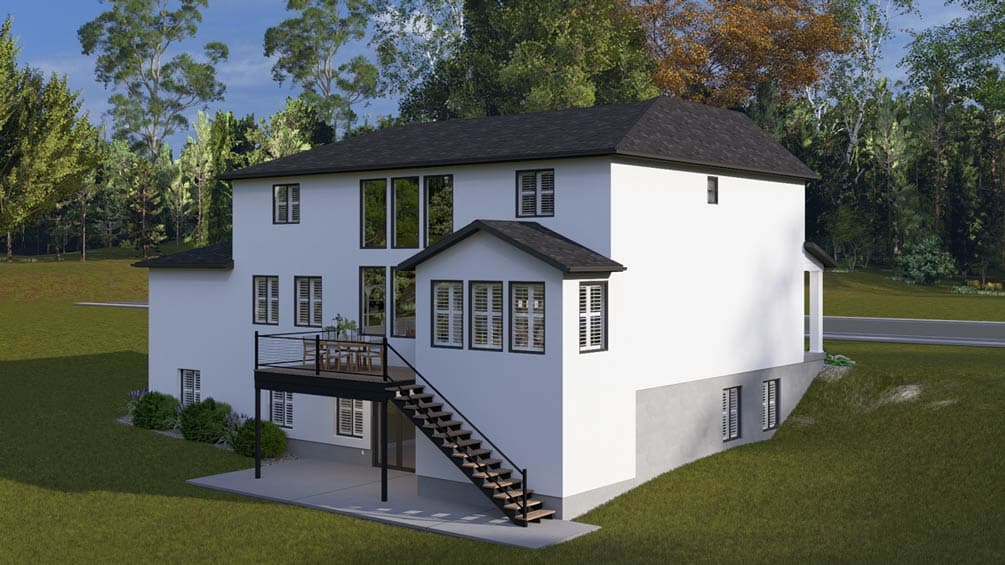 Plan 61747UT: Modern Farmhouse House Plan with 4 Beds, First-Floor Master, and 3-Car Garage - Image #5 - Craftsman, Farmhouse, Modern Farmhouse, Traditional