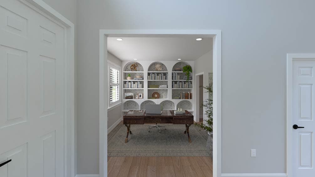 Plan 61747UT: Modern Farmhouse House Plan with 4 Beds, First-Floor Master, and 3-Car Garage - Image #9 - Craftsman, Farmhouse, Modern Farmhouse, Traditional