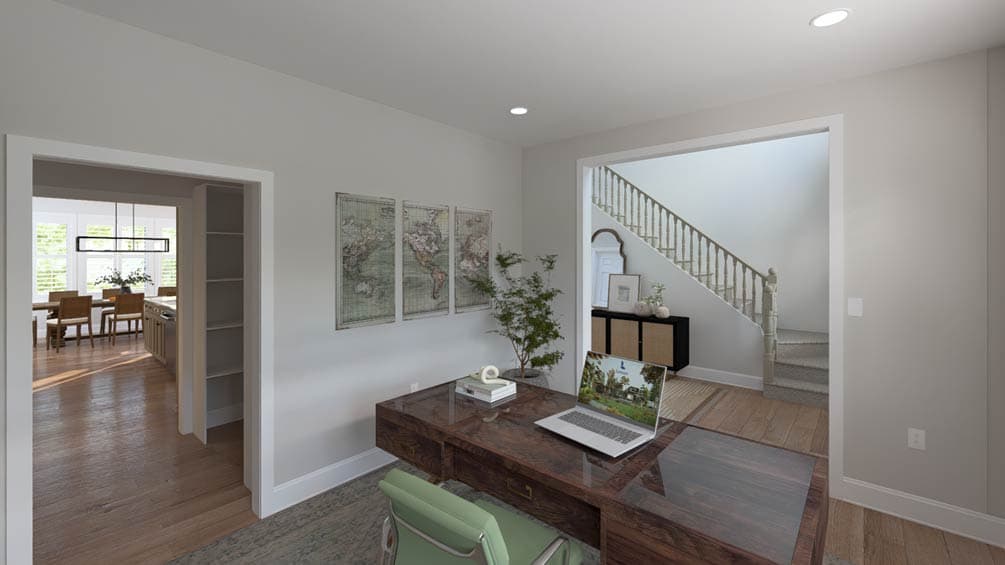 Plan 61747UT: Modern Farmhouse House Plan with 4 Beds, First-Floor Master, and 3-Car Garage - Image #11 - Craftsman, Farmhouse, Modern Farmhouse, Traditional