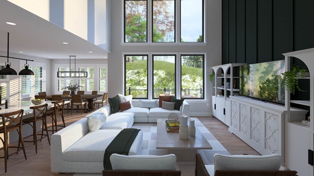 Plan 61747UT: Modern Farmhouse House Plan with 4 Beds, First-Floor Master, and 3-Car Garage - Image #12 - Craftsman, Farmhouse, Modern Farmhouse, Traditional