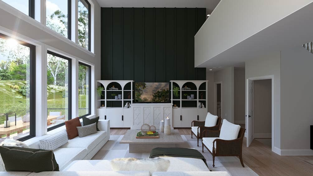 Plan 61747UT: Modern Farmhouse House Plan with 4 Beds, First-Floor Master, and 3-Car Garage - Image #13 - Craftsman, Farmhouse, Modern Farmhouse, Traditional