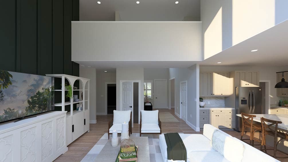 Plan 61747UT: Modern Farmhouse House Plan with 4 Beds, First-Floor Master, and 3-Car Garage - Image #14 - Craftsman, Farmhouse, Modern Farmhouse, Traditional