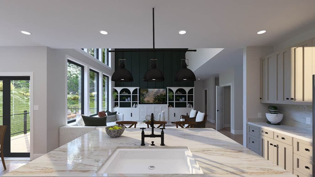 Plan 61747UT: Modern Farmhouse House Plan with 4 Beds, First-Floor Master, and 3-Car Garage - Image #20 - Craftsman, Farmhouse, Modern Farmhouse, Traditional