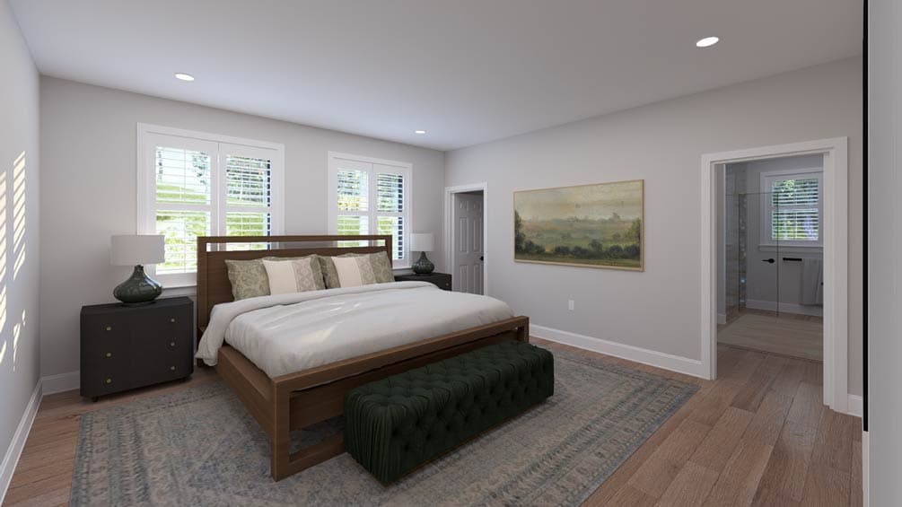 Plan 61747UT: Modern Farmhouse House Plan with 4 Beds, First-Floor Master, and 3-Car Garage - Image #19 - Craftsman, Farmhouse, Modern Farmhouse, Traditional