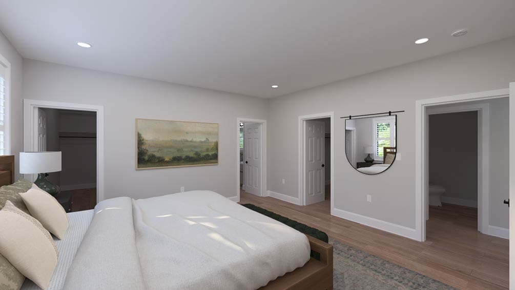 Plan 61747UT: Modern Farmhouse House Plan with 4 Beds, First-Floor Master, and 3-Car Garage - Image #21 - Craftsman, Farmhouse, Modern Farmhouse, Traditional