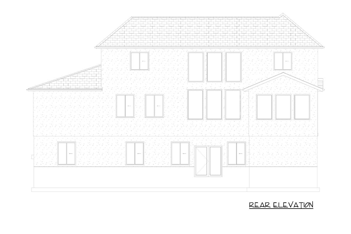 Plan 61747UT: Modern Farmhouse House Plan with 4 Beds, First-Floor Master, and 3-Car Garage - Image #27 - Craftsman, Farmhouse, Modern Farmhouse, Traditional