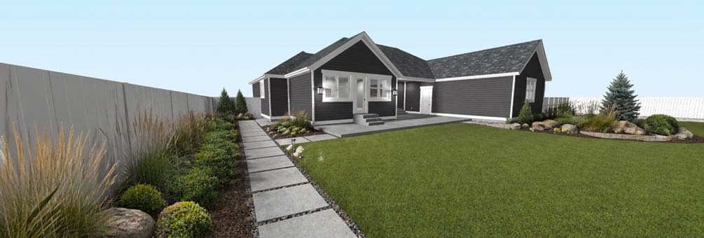 Plan 61748UT: Modern Farmhouse House Plan with 3 Bedrooms and Living Room - Image #3 - Craftsman, Modern Farmhouse, New American
