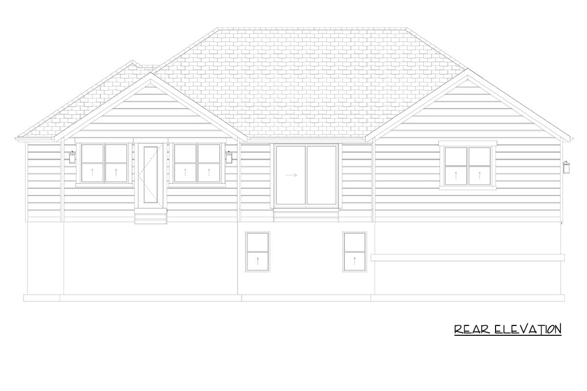 Plan 61748UT: Modern Farmhouse House Plan with 3 Bedrooms and Living Room - Image #33 - Craftsman, Modern Farmhouse, New American