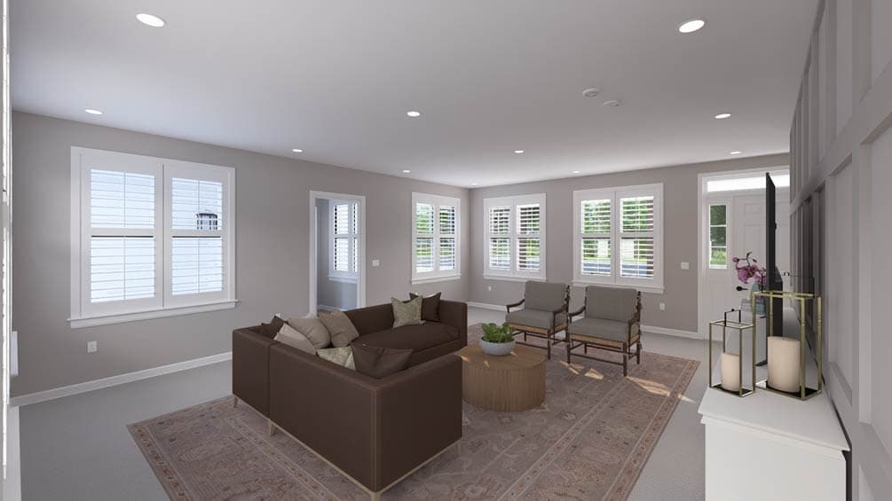 Plan 61749UT: Traditional Farmhouse House Plan with 3 Bedrooms, Loft, and Front Garage - Image #8 - Farmhouse, Traditional