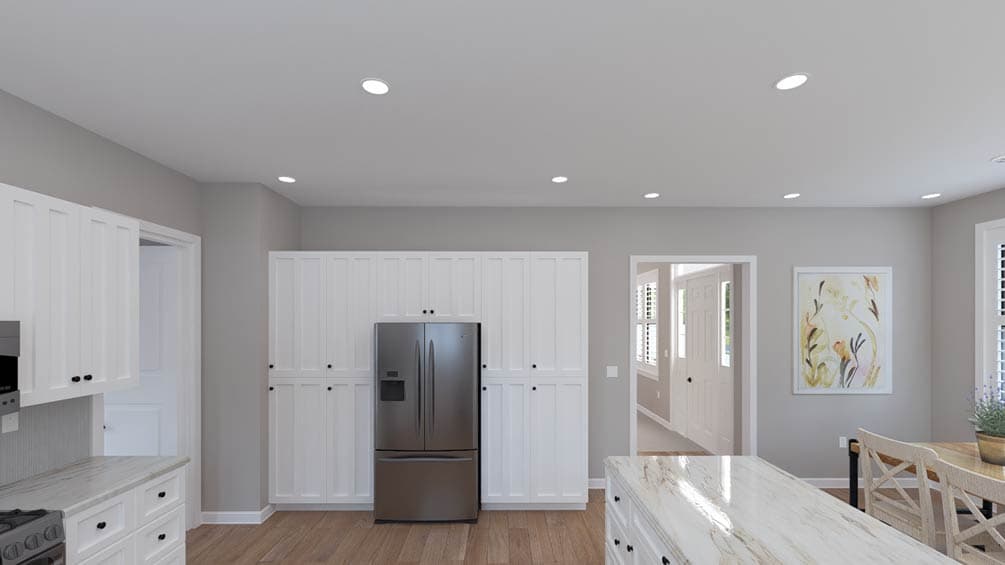 Plan 61749UT: Traditional Farmhouse House Plan with 3 Bedrooms, Loft, and Front Garage - Image #14 - Farmhouse, Traditional