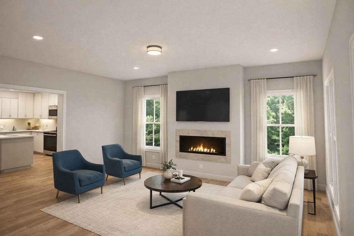 Plan 83682CRW: Modern Farmhouse House Plan with 3-4 Beds and Bonus Room - Image #3 - Country, Farmhouse, Modern Farmhouse