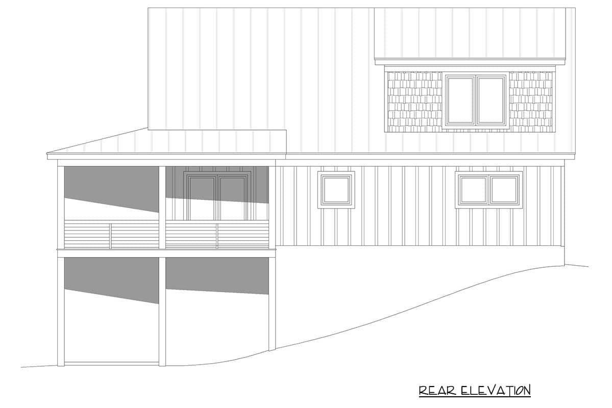 Plan 680662VR: Country Farmhouse House Plan with 3 Beds and Wraparound Porch - Image #8 - Country, Farmhouse