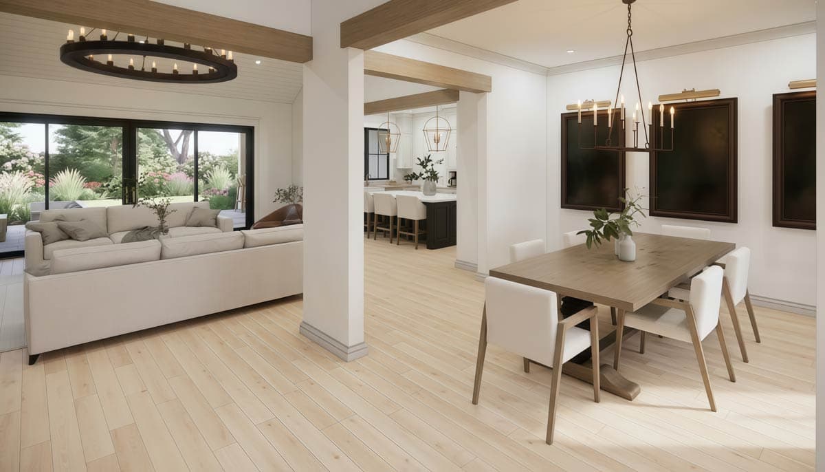 Plan 56570SM: Modern Farmhouse House Plan with 4 Beds, 3-Car Garage, and Outdoor Kitchen - Image #3 - Craftsman, Modern Farmhouse, New American, Transitional