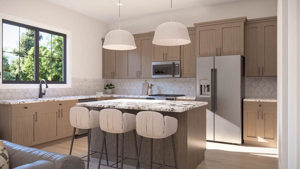 Plan 623637DJ: Contemporary Modern Farmhouse House Plan with 4 Beds and In-Law Suite - Image #13 - Contemporary, Modern Farmhouse