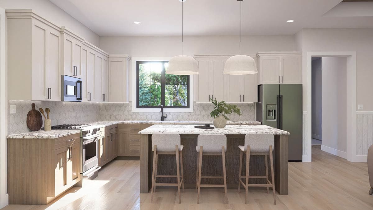 Plan 623637DJ: Contemporary Modern Farmhouse House Plan with 4 Beds and In-Law Suite - Image #21 - Contemporary, Modern Farmhouse