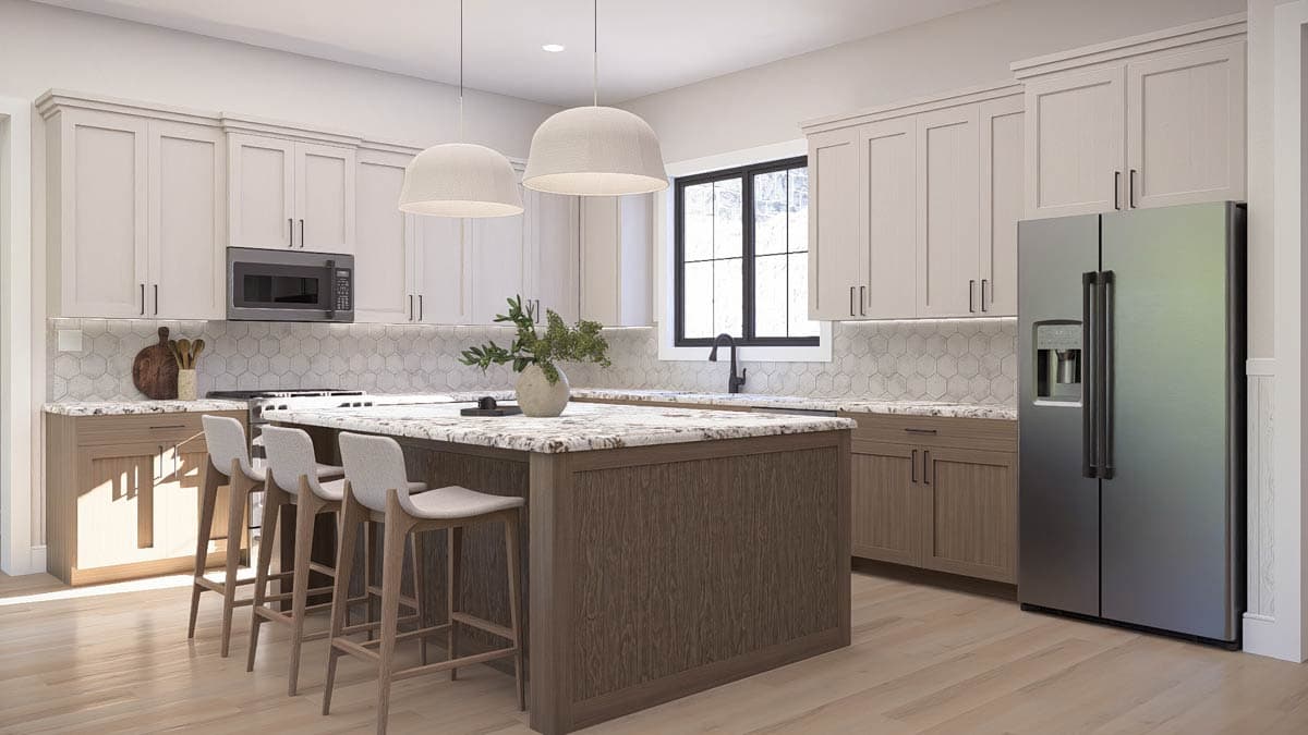 Plan 623637DJ: Contemporary Modern Farmhouse House Plan with 4 Beds and In-Law Suite - Image #20 - Contemporary, Modern Farmhouse