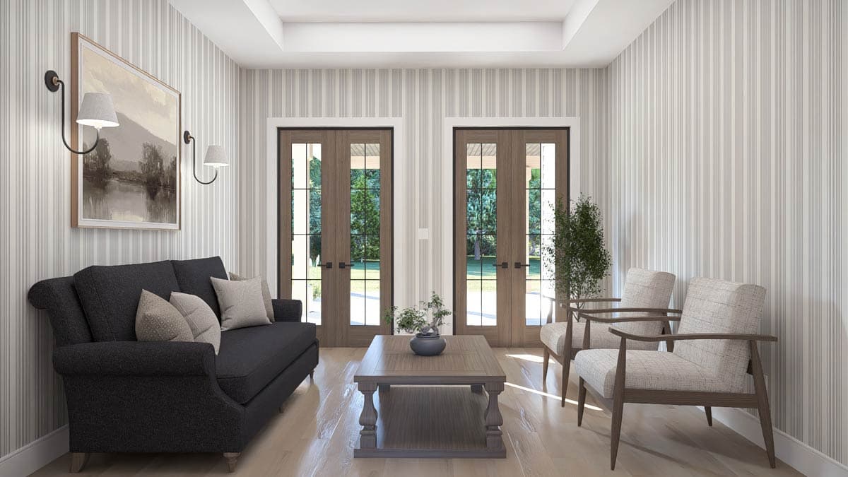 Plan 623637DJ: Contemporary Modern Farmhouse House Plan with 4 Beds and In-Law Suite - Image #14 - Contemporary, Modern Farmhouse