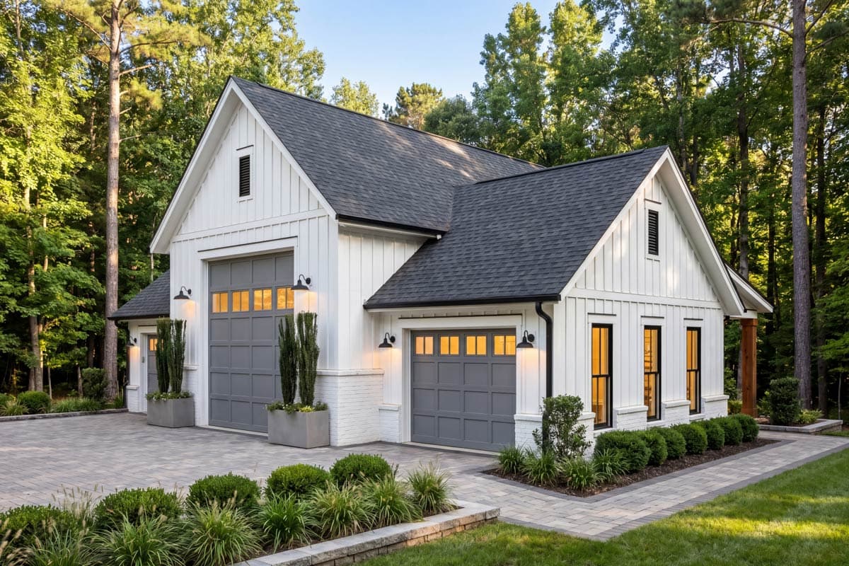 Plan 52040HZ: Modern Farmhouse RV Garage Plan with 3-Car Bay and 10-Foot Ceilings - Image #3 - Country, Modern Farmhouse, Southern