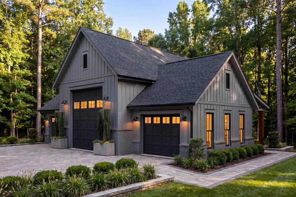 Plan 52040HZ: Modern Farmhouse RV Garage Plan with 3-Car Bay and 10-Foot Ceilings - Image #6 - Country, Modern Farmhouse, Southern