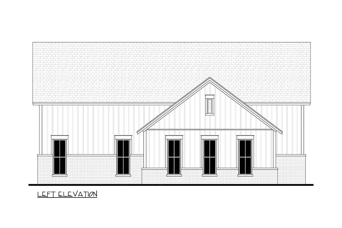 Plan 52040HZ: Modern Farmhouse RV Garage Plan with 3-Car Bay and 10-Foot Ceilings - Image #8 - Country, Modern Farmhouse, Southern