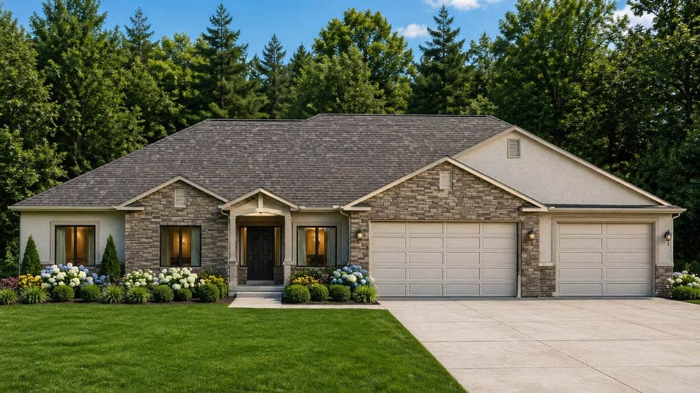 Plan 849082PGE: Craftsman Ranch House Plan with 3-4 Car Garage and Flexible Layout - Image #3 - Craftsman, Ranch, Traditional