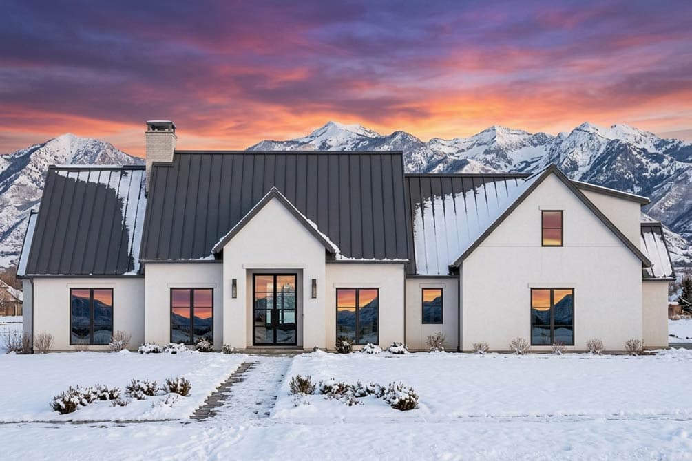 Plan 818204JSS: Modern Transitional House Plan with 4 Beds, Home Office, and Bonus Room - Image #3 - Modern, Transitional