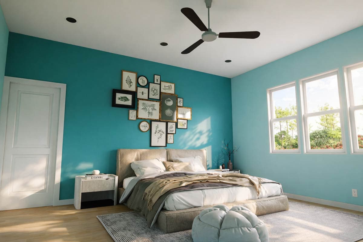 Plan 850028PKE: Contemporary European House Plan with 5 Bedrooms and 3-Car Garage - Image #9 - Contemporary, European, Modern, Transitional