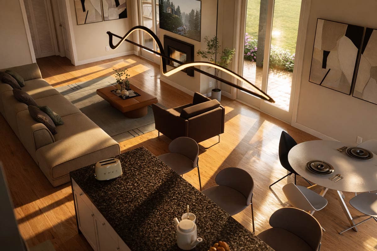 Plan 850029PKE: Sleek Modern House Plan with 3 Bedrooms and Dedicated Home Office - Image #7 - Contemporary, Modern