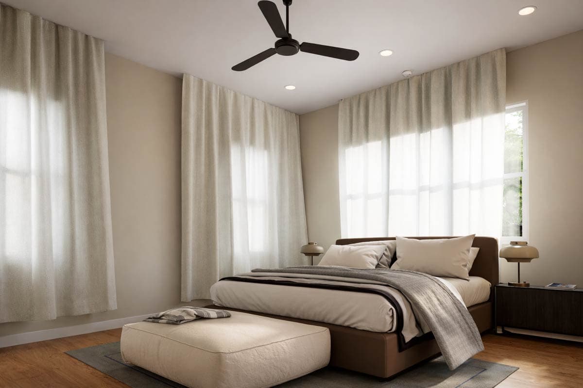 Plan 850029PKE: Sleek Modern House Plan with 3 Bedrooms and Dedicated Home Office - Image #9 - Contemporary, Modern