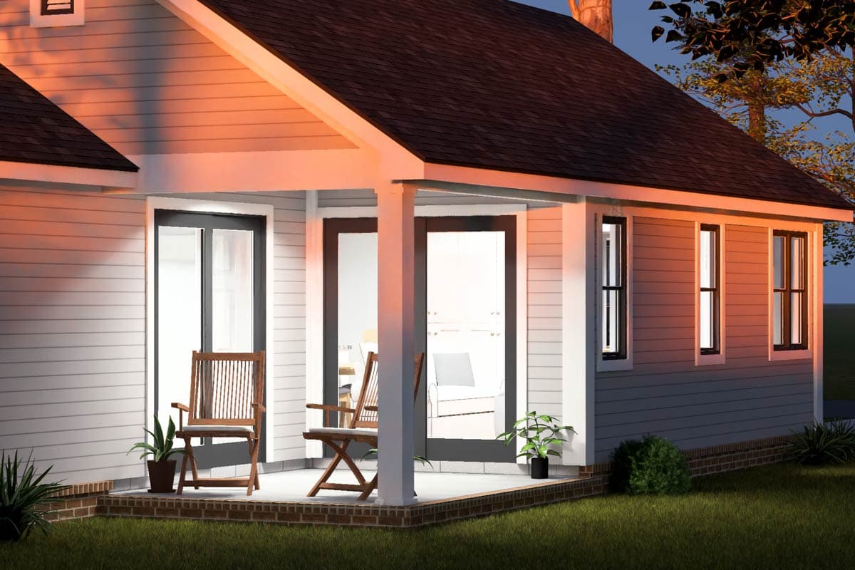 Plan 52546WM: Charming Country House Plan with Split Bedrooms and Rear Porch - Image #8 - Country, Traditional